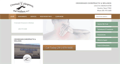 Desktop Screenshot of crossroadschiropractic1960.com